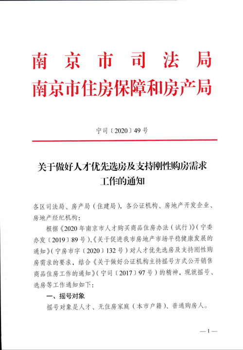 南京摇号买房细则,南京购新房摇号