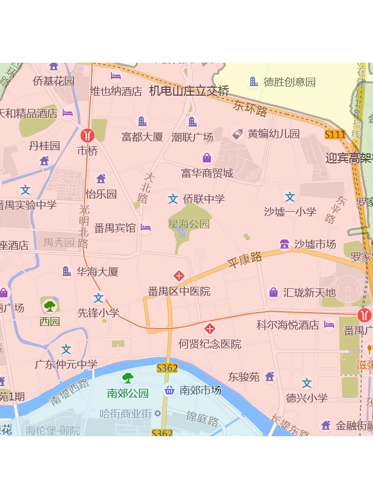 番禺区地图,番禺区地图全图高清版