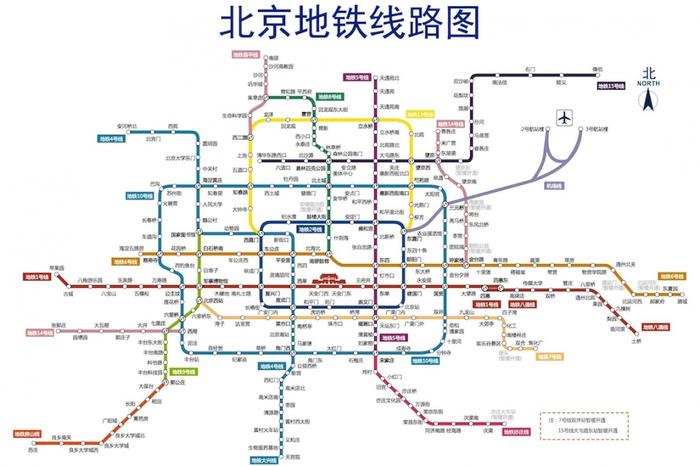 北京1号地铁路线,北京1号地铁路线图