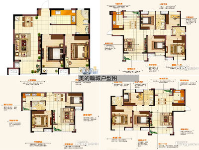 徐州美的城户型图,徐州美的城小区平面图