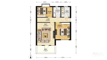 北街家园一区二手房,北街家园一区户型图