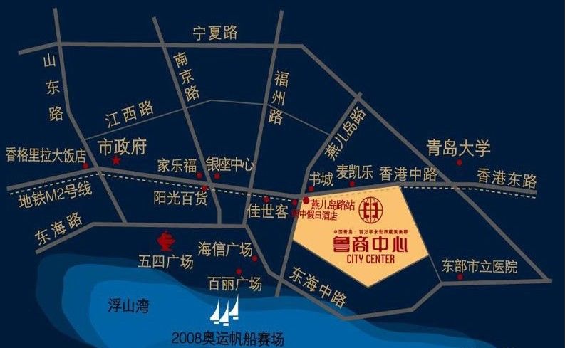 青岛房地产地图,青岛房产网新楼盘地图